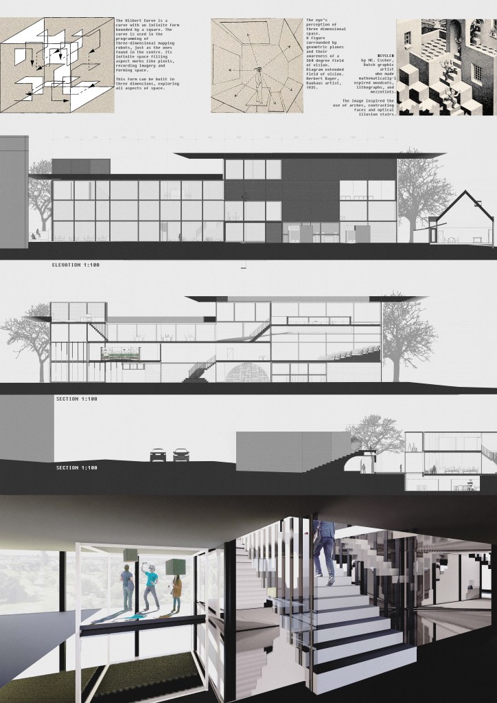 Elevation Section Render A0 – Charlotte Pelletier